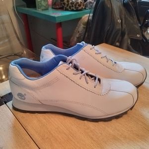 Timberland White Leather Sneakers